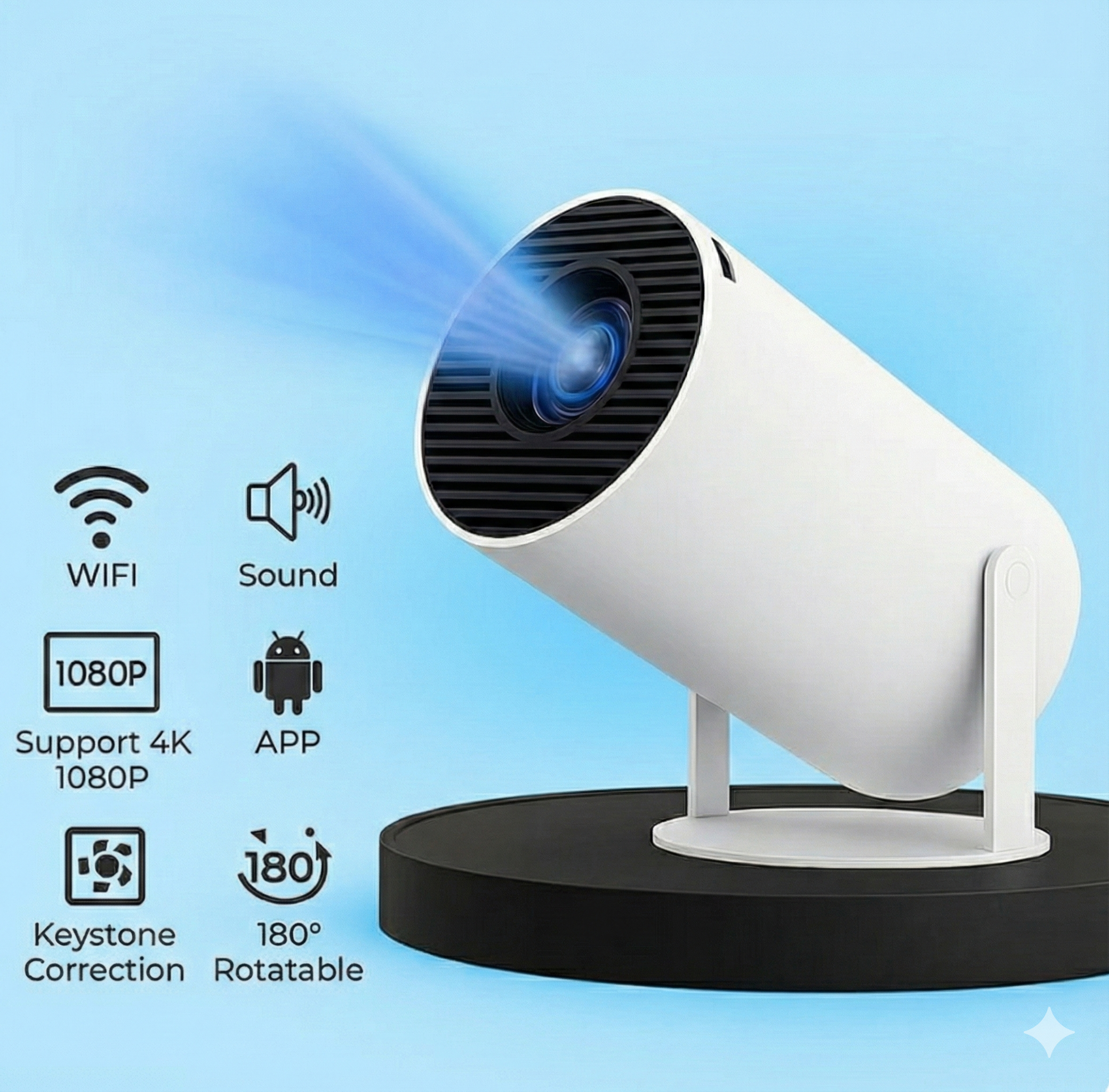 Portable Smart Home Projector
